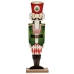Декоративная фигура Орехокол Белый Чёрный Красный Зеленый Деревянный 10 x 60 x 19 cm (6 штук)