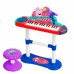 Žaislinis pianinas Peppa Pig Mikrofonas Taburetė