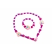Necklace and Bracelets set Inca    Pink Children's 2 Pieces