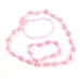 Necklace and Bracelets set Inca    Pink Children's