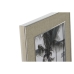 Marco de Fotos Home ESPRIT Plateado Cristal Poliestireno Romántico 20,5 x 1,5 x 25,5 cm