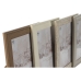 Фото рамка Home ESPRIT Коричневый Бежевый Кремовый Натуральный Стеклянный полистирол 26,2 x 1,6 x 31,2 cm