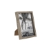 Fotorahmen Home ESPRIT Grau Kristall Holz MDF Romantisch 16,5 x 2,5 x 21,5 cm