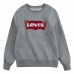 Sweaters uden Hætte til Børn Levi's  Batwing Crewneck  Mørkegrå