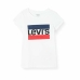 Kinder-T-Shirt met Korte Mouwen Levi's E4900 Wit