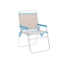 Polstrede Campingstolen Marbueno Blå Beige 52 x 80 x 56 cm