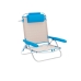 Polstrovaná Skládací židle Marbueno Modrý Béžový 61 x 82 x 68 cm