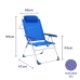 Polstrovaná Skládací židle Marbueno Modrý 67 x 99 x 66 cm