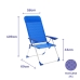 πτυσσόμενη καρέκλα Marbueno Μπλε 69 x 109 x 58 cm
