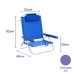 πτυσσόμενη καρέκλα Marbueno Μπλε 61 x 82 x 68 cm