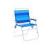 Polstrovaná Skládací židle Marbueno Modrý 52 x 80 x 56 cm