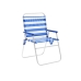 Folding Chair Marbueno Raidat Sininen Valkoinen 52 x 80 x 56 cm