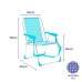 подплатен къмпинг стол Marbueno Аквамарин 53 x 78 x 56 cm