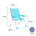 Polstrovaná Skládací židle Marbueno Akvamarín 59 x 97 x 61 cm