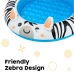 Oppustelig Pool til Børn Bestway Zebra 97 x 66 cm