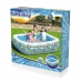 Oppustelig Pool til Børn Bestway Floral 229 x 152 x 56 cm Blå
