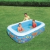 Inflatable Paddling Pool for Children Bestway Floral 229 x 152 x 56 cm Blue