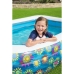 Oppblåsbart plaskebasseng for barn Bestway Blomster 229 x 152 x 56 cm Blå