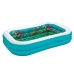 Pataugeoire gonflable pour enfants Bestway 3D 262 x 175 x 51 cm Bleu