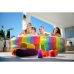 Inflatable Paddling Pool for Children Bestway 206 x 206 x 51 cm Rainbow