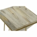 Stranska miza DKD Home Decor Kovina Mangov les (40 x 40 x 45 cm)