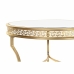 Postranní stolek DKD Home Decor Zrcadlo Zlatá Kov Orientální (61 x 61 x 46 cm)