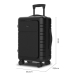Koffer für die Kabine Numada T21 Business Schwarz 38 L 55 x 35,5 x 23,5 cm Powerbank USB