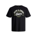 Kortarmet T-skjorte til Menn Jack & Jones JJELOGO TEE SS 12246690 Svart