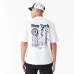 Kortarmet T-skjorte til Menn New Era MLB PLAYER GRPHC OS TEE NEYYAN 60435538 Hvit