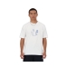Kortærmet T-shirt til Mænd ESSENTIALS CHICKEN New Balance MT41591 Hvid