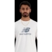 T-shirt à manches courtes homme New Balance MT41502 WT Blanc