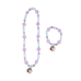 Necklace and Bracelets set Disney Princess Purple Turquoise 2 Pieces