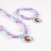 Necklace and Bracelets set Disney Princess Purple Turquoise 2 Pieces