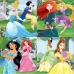 Set mit 4 Puzzeln   Disney Princess Magical         16 x 16 cm  