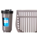 Dustpan Anthracite Plastic 28 x 7 x 12,5 cm Pets Bag Dispenser (12 Units)