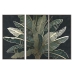 Trijų paveikslų rinkinys Home ESPRIT Delnai Tropinis 180 x 4 x 120 cm (3 Dalys)