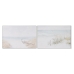 Maľba Home ESPRIT Pláž Stredozemný 120 x 4 x 80 cm (2 kusov)