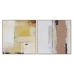 Maleri Home ESPRIT Abstrakt Urban 100 x 4 x 100 cm (2 enheder)