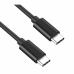 Kabel USB-C Ewent Črna
