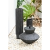Китайска ваза Home ESPRIT Черен Смола 30 x 30 x 26 cm
