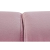 Sofa DKD Home Decor Sort Pink Metal Polyester Moderne (154 x 76 x 76 cm)