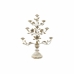 Circular Candelabra with Stand DKD Home Decor 61 x 21 x 83,5 cm Beige Metal Flowers