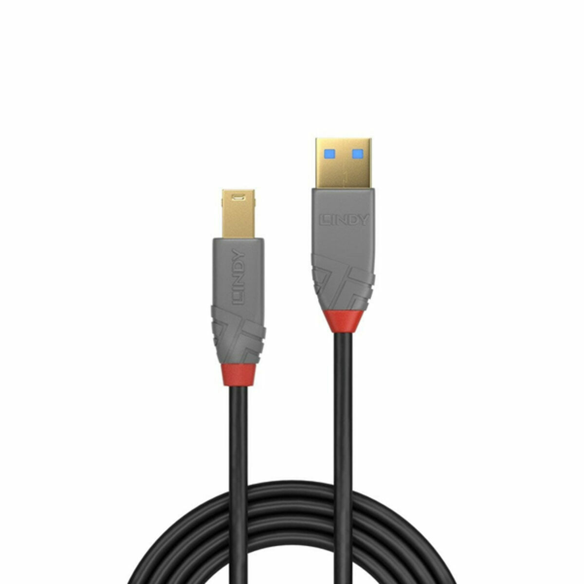 USB Cable LINDY Grey 5 m
