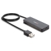 USB Hub LINDY 42986 Μαύρο