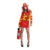 Maskeraadi kostüüm täiskasvanutele My Other Me Tuletõrjujanna Punane (2 Tükid, osad)