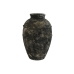 Vaza Home ESPRIT Tamsiai pilka Degtas molis Rytietiškas 23,5 x 23,5 x 33,5 cm