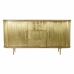 Dientafel DKD Home Decor Gouden Natuurlijk Blik Mangohout 150 x 43 x 77 cm
