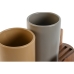 Pot for Kitchen Utensils Home ESPRIT Beige Grey Dark brown Acacia Dolomite 20 x 9,5 x 18,5 cm (2 Units)