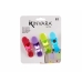 Klämmor för påsförslutning Multicolour Gummi Plast 4 Delar Magnetic (12 antal)