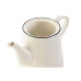 Konvice na čaj Home ESPRIT Bílý Černý Porcelán 1 L